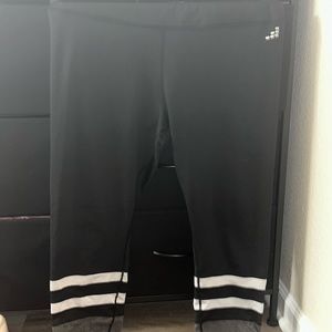 BCG plus size color block leggings